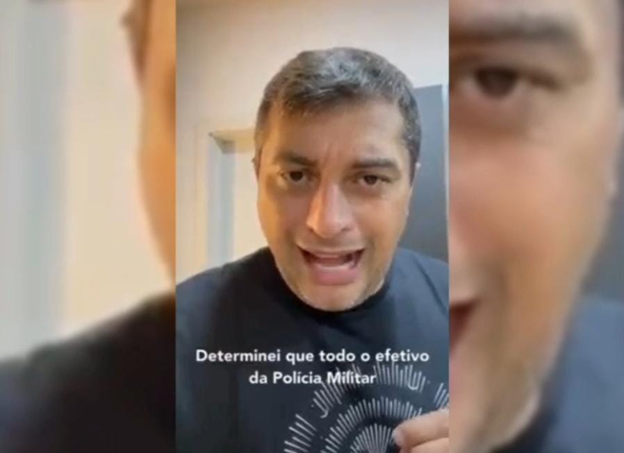 Wilson Lima se manifesta sobre foguetório desta noite e diz que acionou reforço total da PM e PC