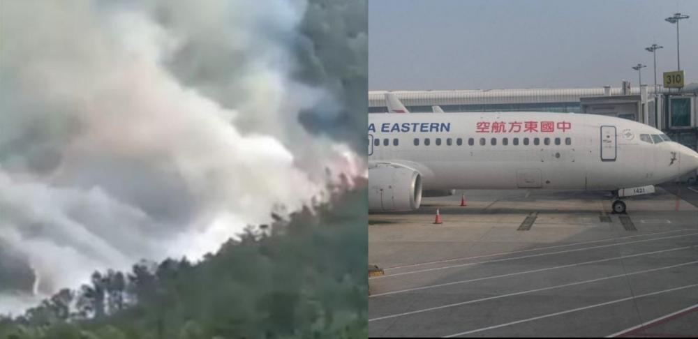 Avião Boeing com 132 pessoas a bordo cai na China