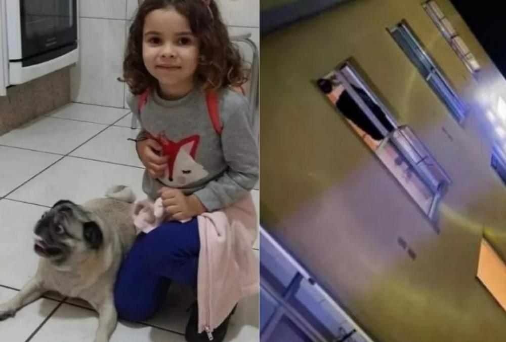 Após ser deixada sozinha, menina de 5 anos morre ao cair do 4º andar de prédio em Chapecó