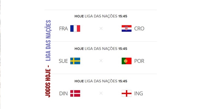 Craques em Campo, nessa Super Rodada da Liga das nações hoje (VEJA)