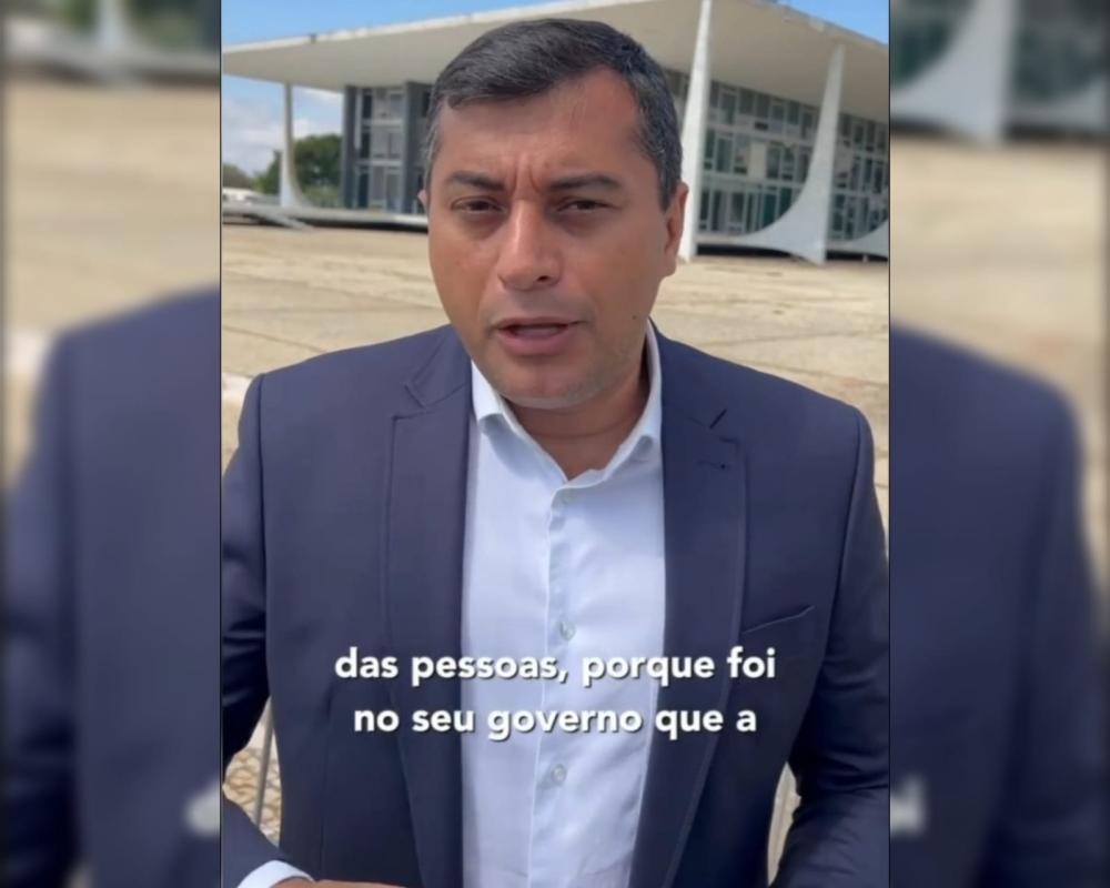 Em vídeo, Wilson Lima manda recado para Amazonino Mendes: “Pare de falar mentiras”