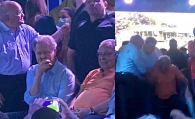 Amazonino passa mal em evento de pré-candidatura e é ajudado por Melo e Arthur