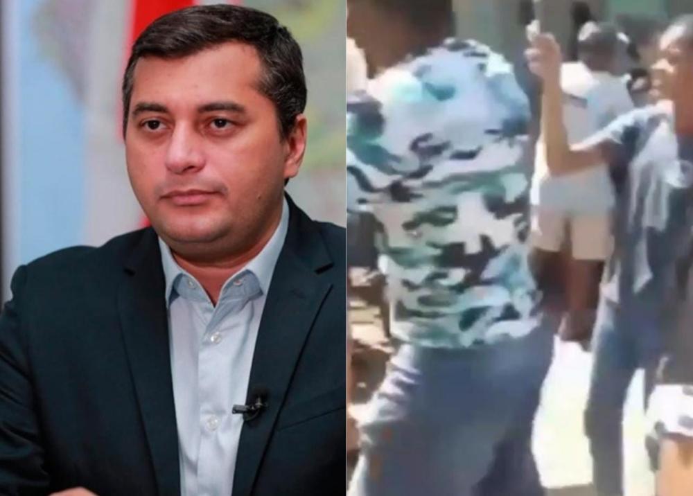 População se revolta com a presença do governador Wilson Lima em Iranduba
