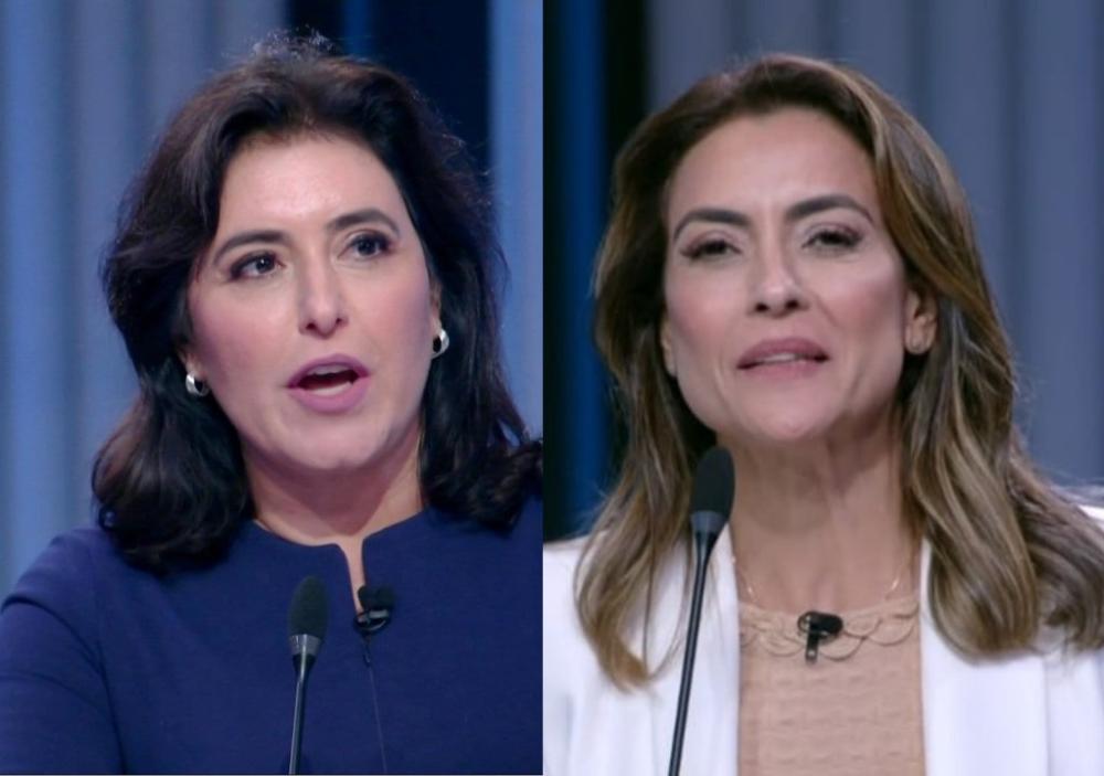 Simone Tebet chama Soraya Thronicke de “candidata Bolsonara”; situação vira meme na web