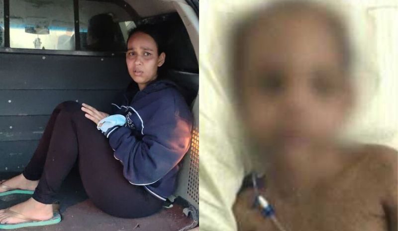 Mãe é presa após quebrar costelas e braço do filho por fazer bagunça