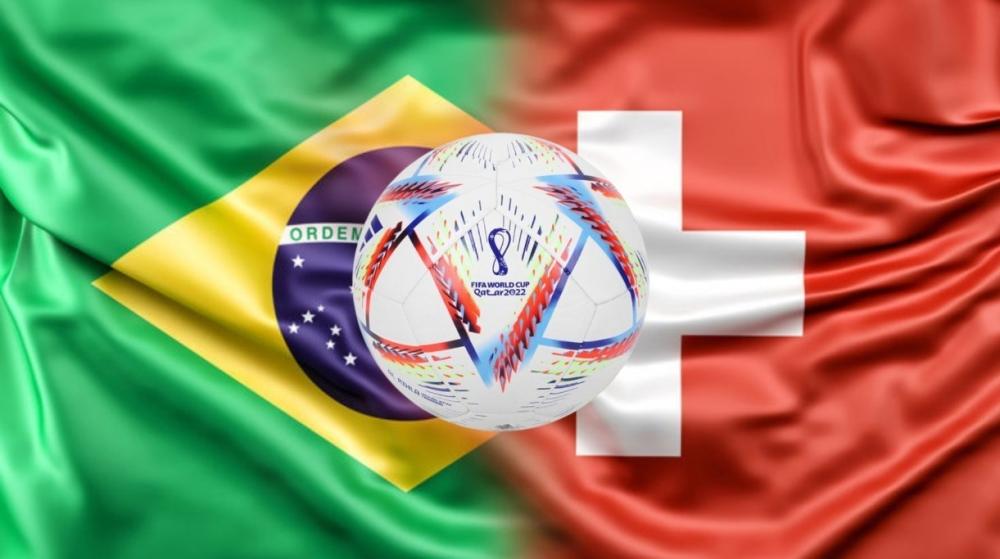 Brasil enfrenta a Suíça nesta segunda-feira (28) no estádio 974 