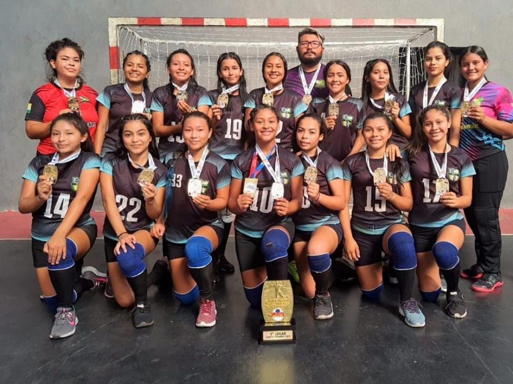 Equipe feminina de Barcelos vence Campeonato Amazonense de Handebol Cadete 2022, em Manaus