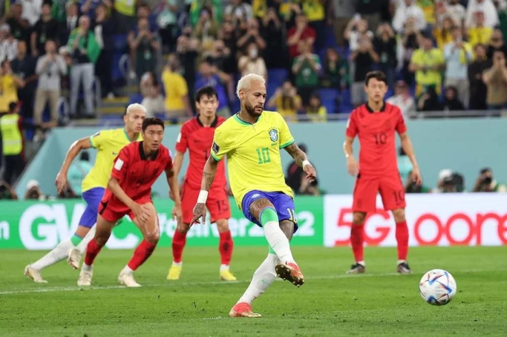 Brasil goleia a Coreia do Sul com 4 x 1 e está nas quartas de final
