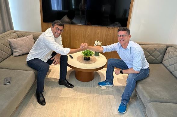 Governador Wilson Lima e prefeito David Almeida firmam aliança para 2024