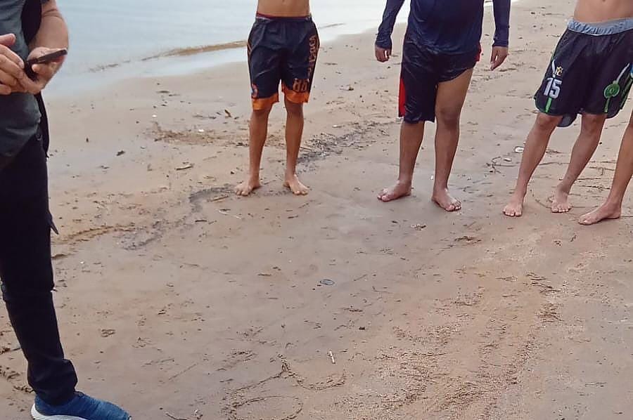 URGENTE: Esqueleto de jovem é encontrado na praia da Ponta Negra; veja imagem
