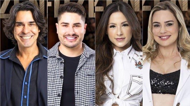 A Fazenda 15: André Gonçalves, Lucas Souza, Nathália Valente e Rachel Sheherazade estão na roça