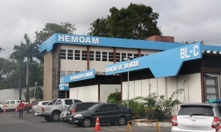 Com estoque crítico, Hemoam apela a doadores de sangue para que compareçam à unidade de coleta