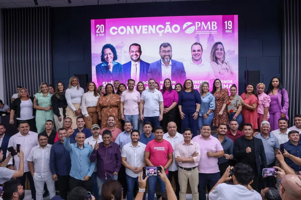Em convenção, PMB oficializa apoio a Roberto Cidade, pré-candidato a prefeito de Manaus