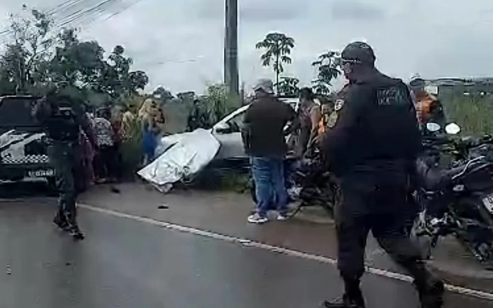 URGENTE: Motoboy morre em grave acidente de moto na estrada do Iranduba