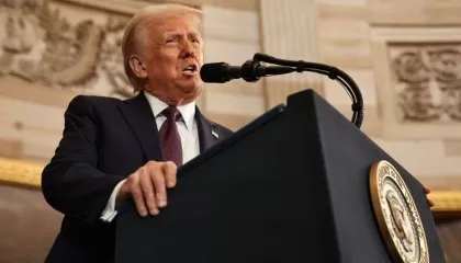 'Agora só existem dois gêneros: masculino e feminino', diz Trump em discurso de posse