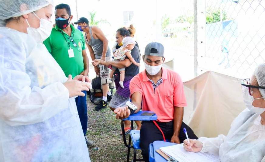 Prefeitura realiza ação de monitoramento de Covid-19 para imigrantes venezuelanos 