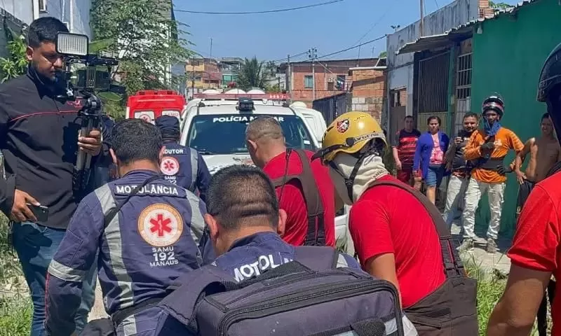 Homem é agredido e esfaqueado pelo Tribunal do Crime no Jorge Teixeira