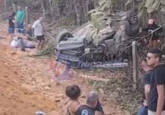Motorista perde o controle e causa grave acidente na AM-010