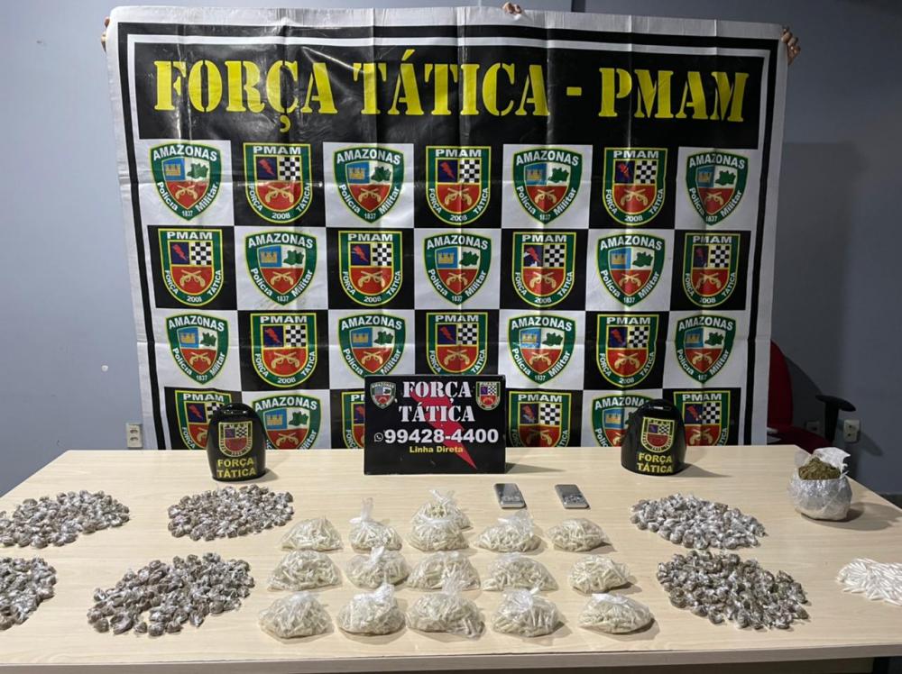 PM prende vários entorpecentes na Zona Norte