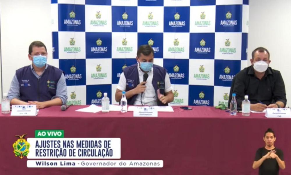 EXCLUSIVO: Governo do Amazonas faz transmissão AO VIVO para fazer ajustes no decreto estadual