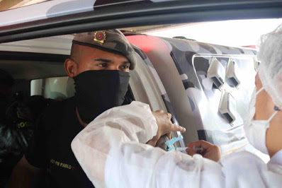 Campanha eleitoral do governo imuniza profissionais da segurança 