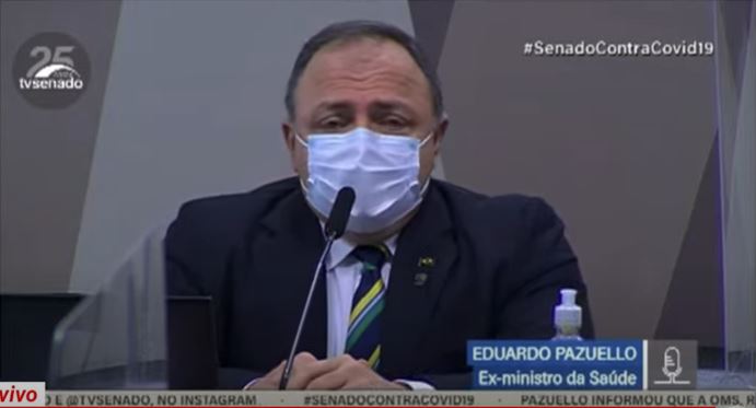 Urgente: Ex-ministro Pazuello depõe à CPI da Covid-19 neste momento