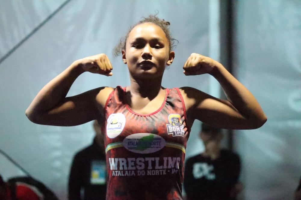 Jogos Escolares: Estudante de Atalaia do Norte conquista o bronze na luta estilo livre 