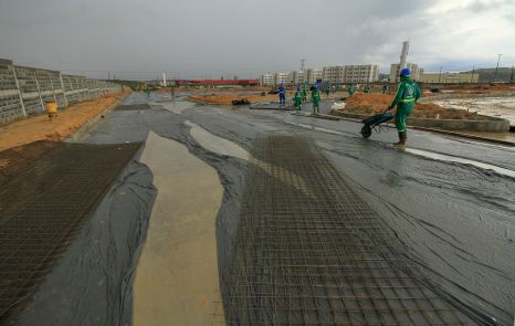 Construção do Terminal 6, no Lago Azul, chega a 38% de obra concluída