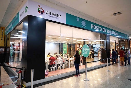 Covid-19: Postos de vacinação continuarão em shoppings de Manaus até 15 de dezembro 