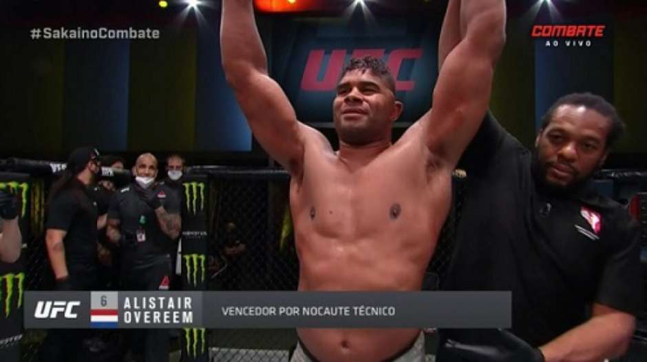Overeem faz valer sua experiência e nocauteia Sakai no UFC Vegas 9; Michel Pereira, Sergipano e Vivi Araújo vencem