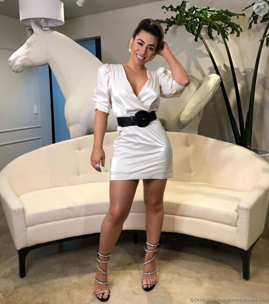 Naiara Azevedo curte piscina e exibe corpo de biquíni após emagrecer 7 kg. Vídeo