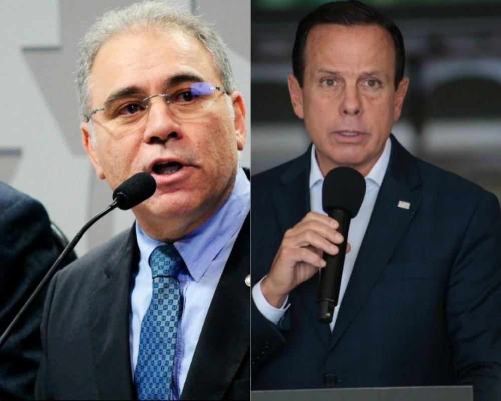 Queiroga critica Doria e diz que governador faz “palanque” após imunizar 1ª criança do Brasil