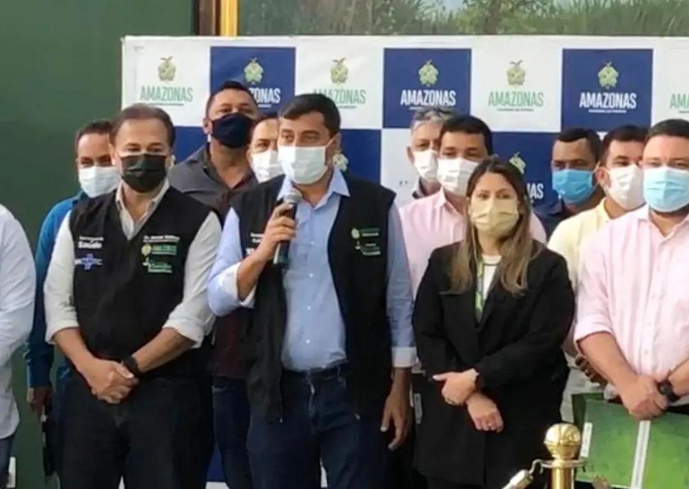Governador Wilson Lima se reúne com prefeitos do AM para tratar de estratégias de vacinação