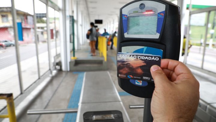 Já pode ser feita recarga do cartão de transporte público via PIX, em Manaus 